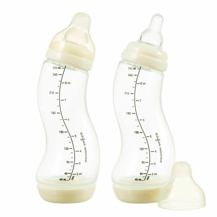 Набір для годування новонароджених Difrax S-bottle Natural 4 антиколікові пляшечки, 2 пустушки (603) зображення 4