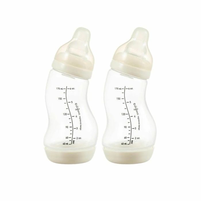 Набір для годування новонароджених Difrax S-bottle Natural 4 антиколікові пляшечки, 2 пустушки (603) зображення 9