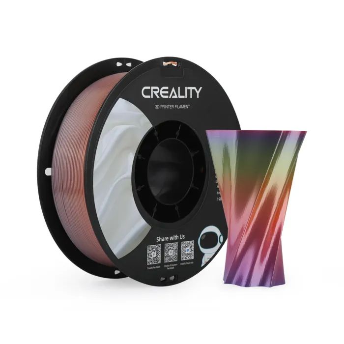 Пластик для 3D-принтера Creality PLA silky shine 1кг, 1.75мм, silver (3301120007) изображение 2