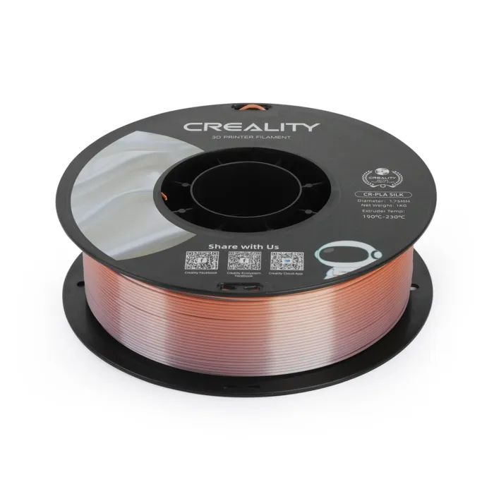 Пластик для 3D-принтера Creality PLA silky shine 1кг, 1.75мм, silver (3301120007) изображение 4