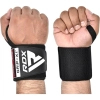 Бинт для спорта RDX для зап'ястя W3 Gym Wrist Wraps Full Black (WAH-W3FB) изображение 5