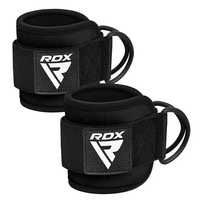Манжета для тяги RDX A4 Gym Ankle Pro Black Pair (WAN-A4B-P)