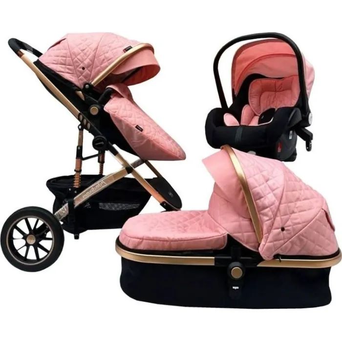 Коляска Maxibaby IQ 3 в 1 - Pink (90876)