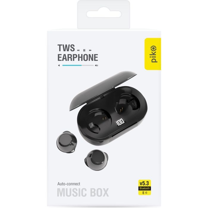 Наушники Piko TWS-MusicBox Black (1283126583414) изображение 2