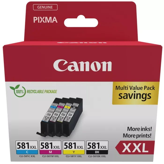 Картридж Canon CLI-581XXL BK,C,M,Y (1998C007) изображение 2
