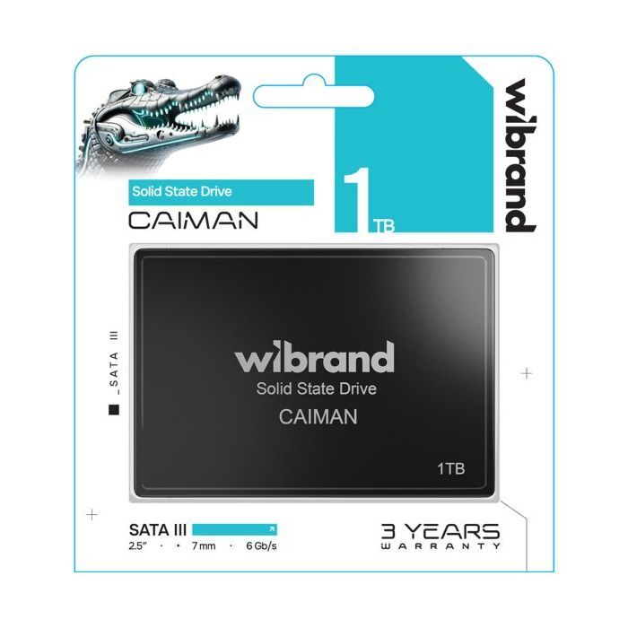 Накопитель SSD 2.5" 1TB Caiman Wibrand (WI2.5SSD/CA1TBST) изображение 2