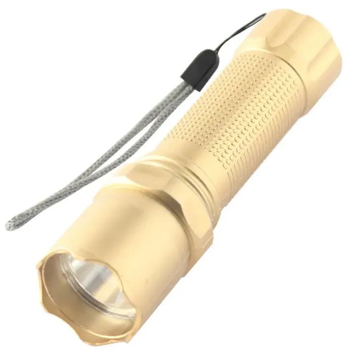 Фонарь Quantum Minik gold 3W LED з USB 40шт/уп (QM-FL1044-B)