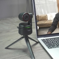 Веб-камера OBSBOT Tiny 4K AI-Powered PTZ 4K Black (OBSBOT-TINY4K) зображення 9