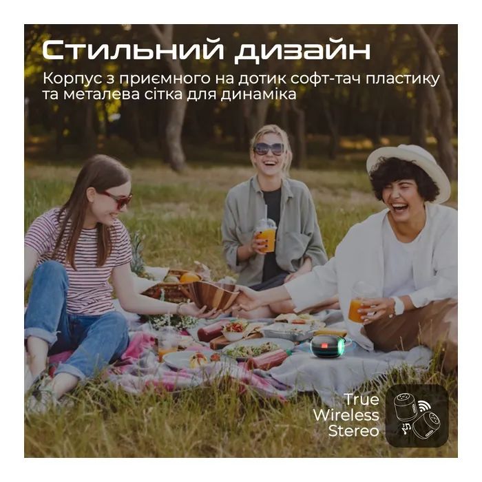 Акустична система Promate Capsule-3 Blue (capsule-3.blue) зображення 8