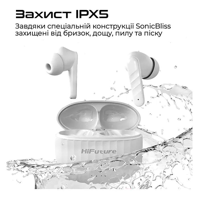 Навушники HiFuture SonicBliss White (sonicbliss.white) зображення 7
