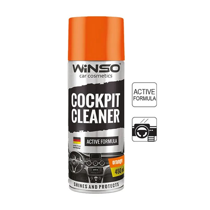 Автополіроль WINSO Cockpit Cleaner апельсин 450ml (840550)