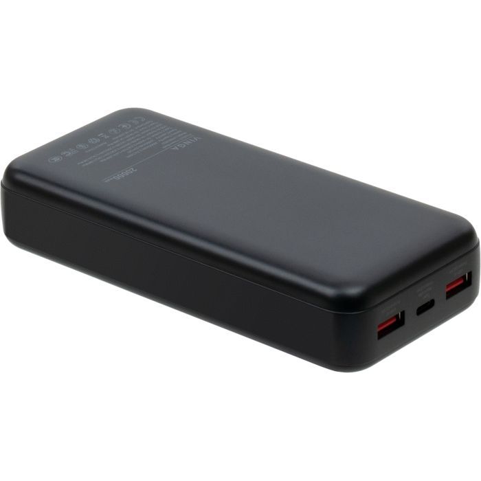 Батарея универсальная Vinga 20000 mAh 22.5W Display Black (VPBB2022) изображение 5
