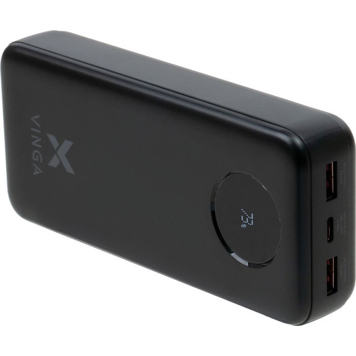 Батарея универсальная Vinga 20000 mAh 22.5W Display Black (VPBB2022) изображение 6