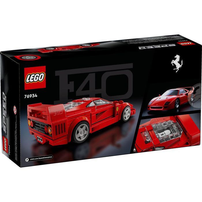 Конструктор LEGO Speed Champions Суперкар Ferrari F40, 318 деталей (76934) зображення 8