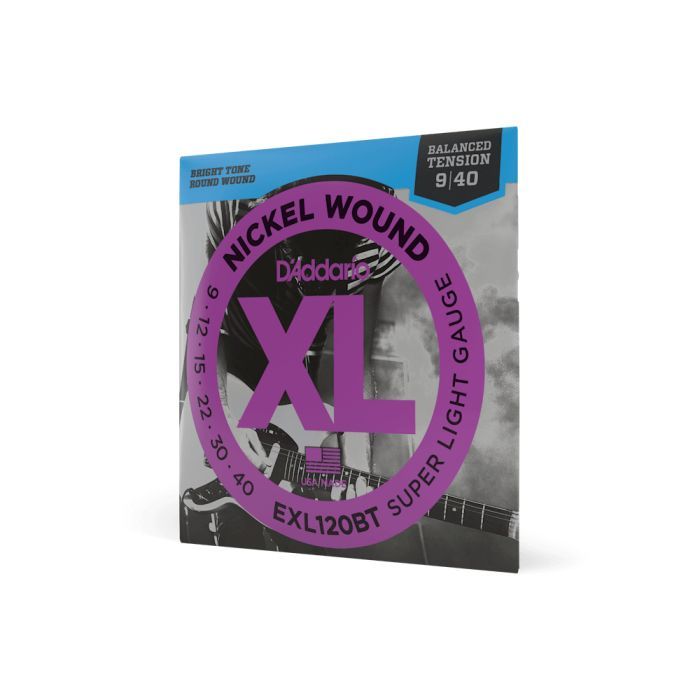 Струны для гитары D'Addario XL Nickel Wound Balanced Tension Super Light (09-40) (EXL120BT) изображение 2