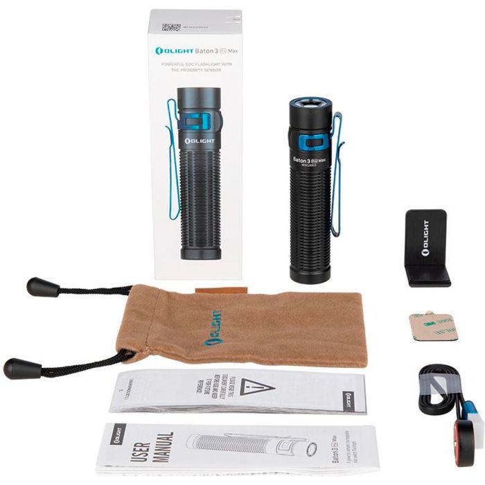 Ліхтар Olight Baton 3 Pro Max Black (Baton 3 Pro Max CW) зображення 10