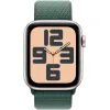 Смарт-годинник Apple Watch SE 2024 GPS 44mm Starlight Aluminium Case with Lake Green Sport Loop (MXEW3QH/A) зображення 2