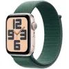 Смарт-годинник Apple Watch SE 2024 GPS 44mm Starlight Aluminium Case with Lake Green Sport Loop (MXEW3QH/A)