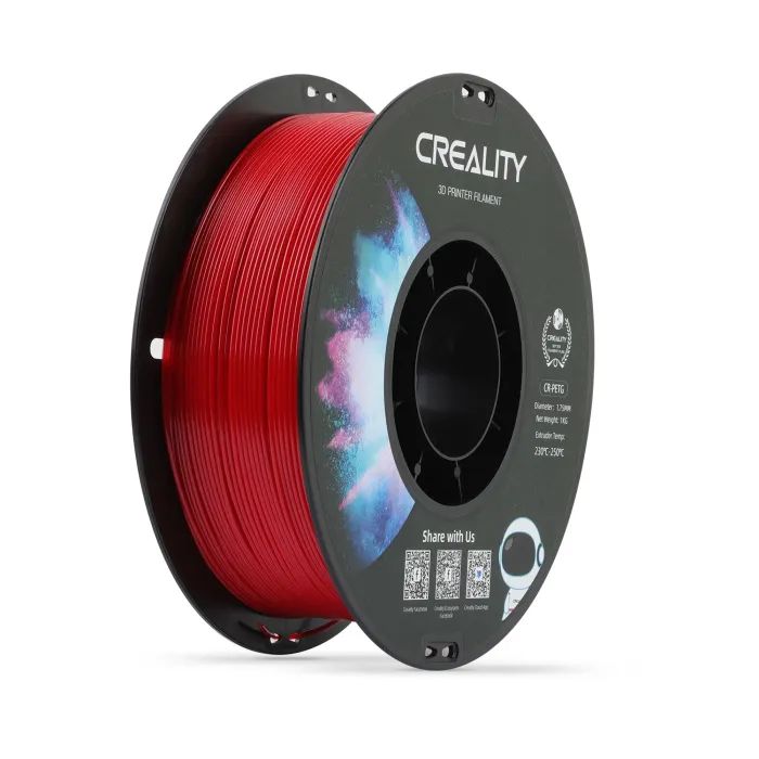 Пластик для 3D-принтера Creality PETG 1.75мм, white, 4x1кг (3301030085)