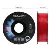Пластик для 3D-принтера Creality PETG 1.75мм, red, 1кг (3301030038) зображення 6