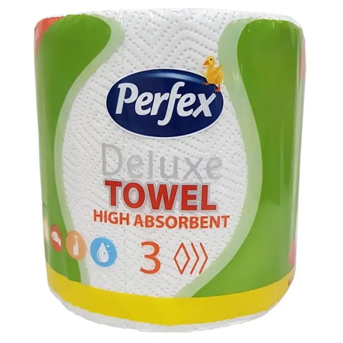 Бумажные полотенца Perfex Deluxe 3 слоя 1 рулон (8606110850027)