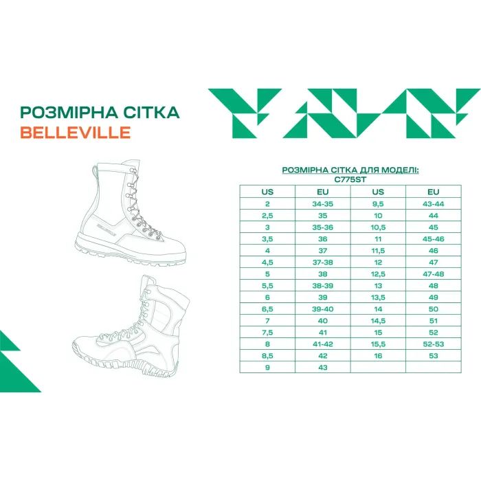 Ботинки Belleville C775ST 10 (C775ST 100R) изображение 8