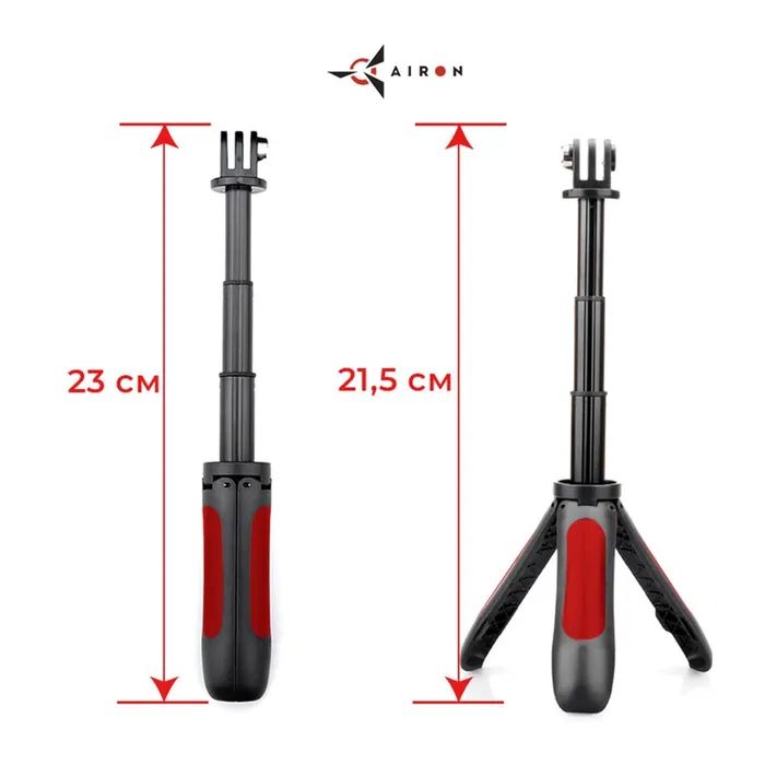 Аксессуар к экшн-камерам AirOn монопод-штатив AC188 (69477915500111) изображение 3