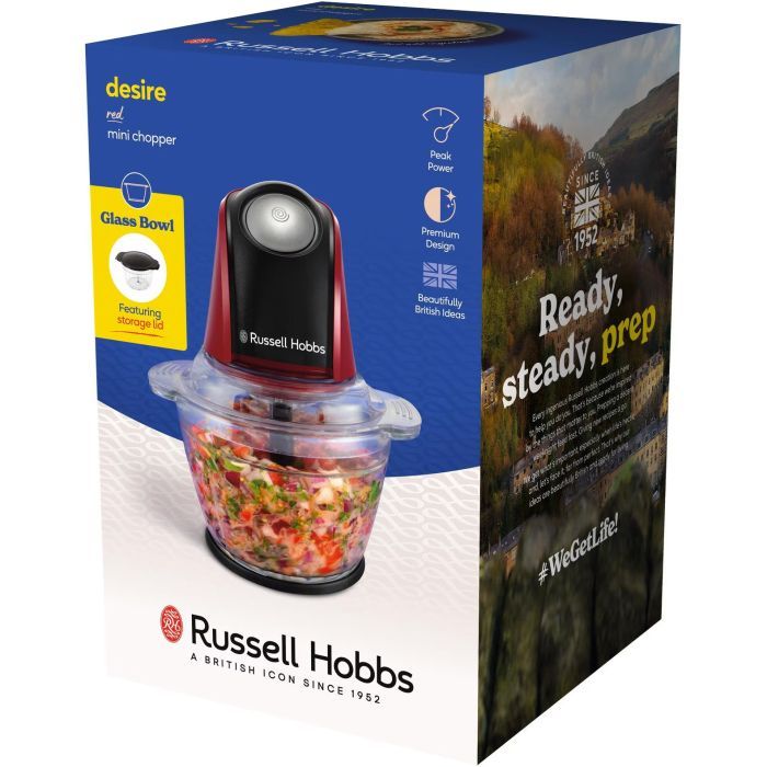 Подрібнювач Russell Hobbs Desire Red (27130-56) зображення 3