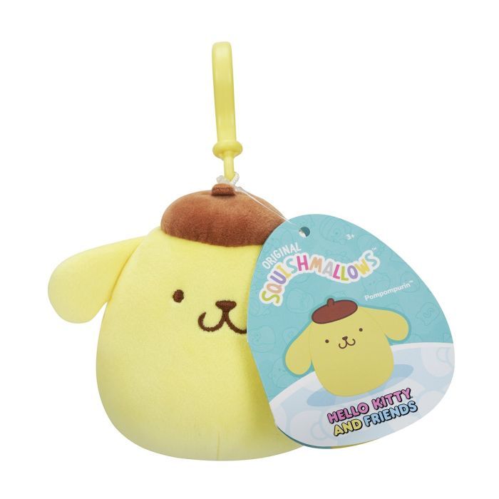 Мягкая игрушка Squishmallows на клипсе - Помпомпурин 9 см (SQSN00273) изображение 3