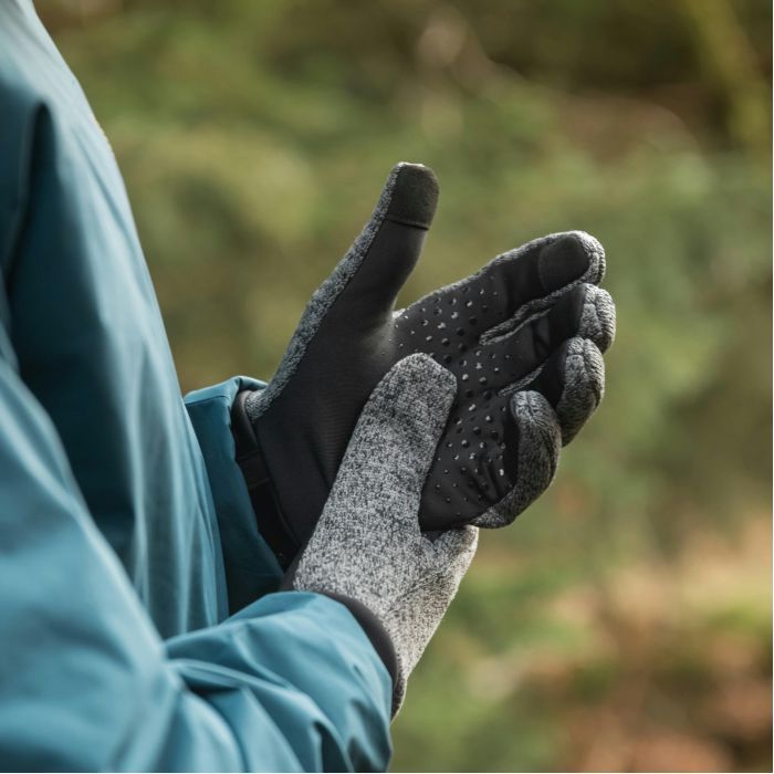 Рукавицы Trekmates Tobermory Dry Glove TM-005673 dark grey marl - M - сірий (015.1532) изображение 7
