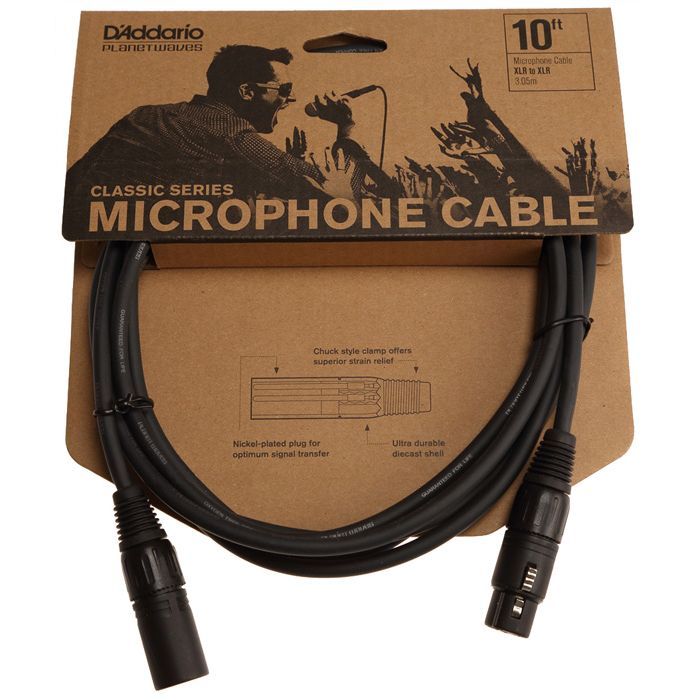 Микрофонный кабель D'Addario Classic Series Microphone Cable 3m (PW-CMIC-10) изображение 5