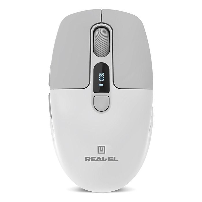 Мишка REAL-EL RM-480W Wireless/Bluetooth White (EL123200050) зображення 3