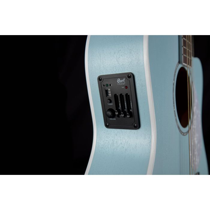 Гитара электроакустическая Cort Jade Classic Sky Blue Open Pore изображение 3