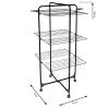 Сушилка для белья Casa Si Athletic 3 Black Напольная (CS92185E04E) (DAS302406) изображение 2