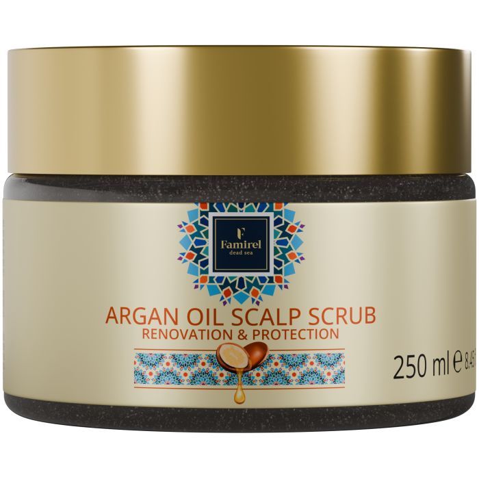 Скраб для кожи головы Famirel Argan Oil Защита и восстановление 250 мл (7290114085908)