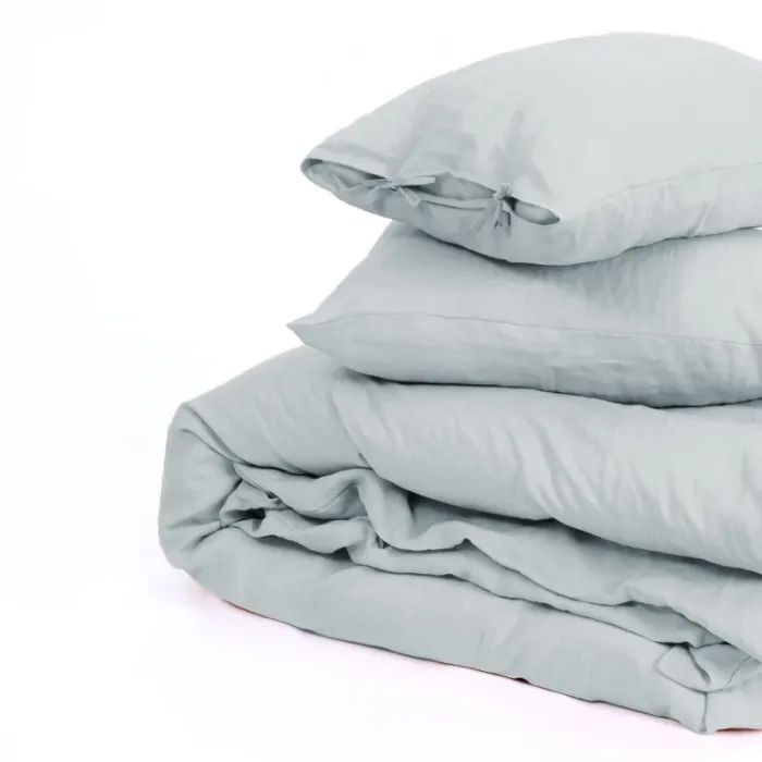 Постельное белье MirSon Лен Natural Linen Caspian 200х220 (2200008248260) изображение 6