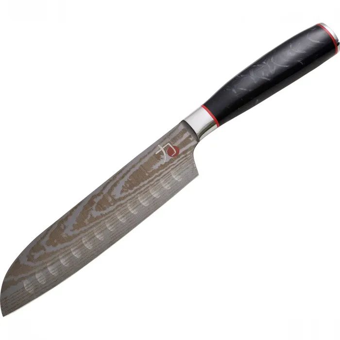 Кухонный нож MasterPro Tetsu, сантоку, 17.5 см, коричневий (BGMP-4128-BR) изображение 2