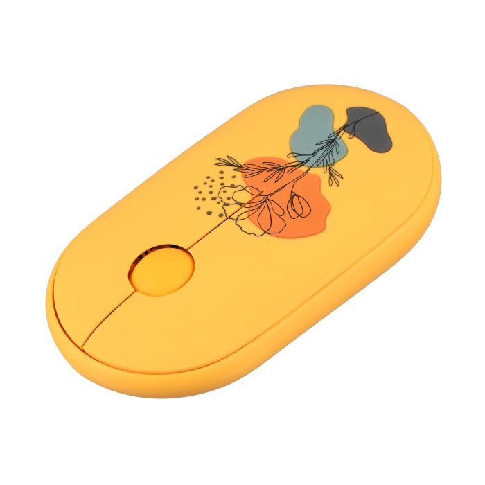 Мишка 2E MF300 FLORAPOPPY Silent Silent Wireless/Bluetooth Yellow (2E-MF300WFLORAYW) зображення 5