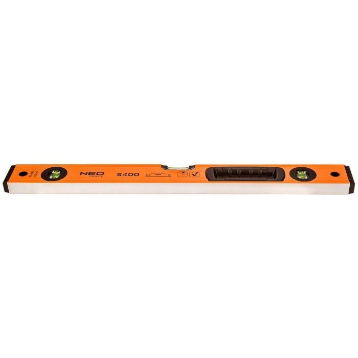 Рівень Neo Tools S 400 алюмінієвий, 40 см, 3 капсули, 1 отвір для рук (71-141) зображення 2