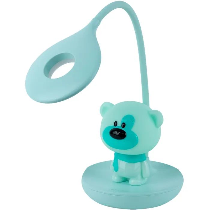 Настільна лампа Kite Bear LED з акумулятором, блакитна (K24-492-2-3)