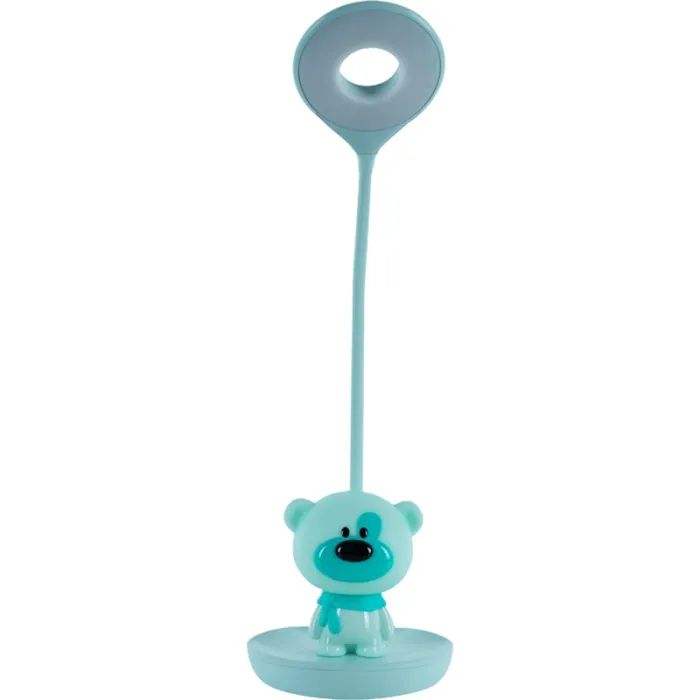 Настільна лампа Kite Bear LED з акумулятором, блакитна (K24-492-2-3) зображення 3