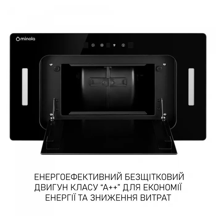 Витяжка кухонна Minola BGH 5977 BL Silent зображення 4