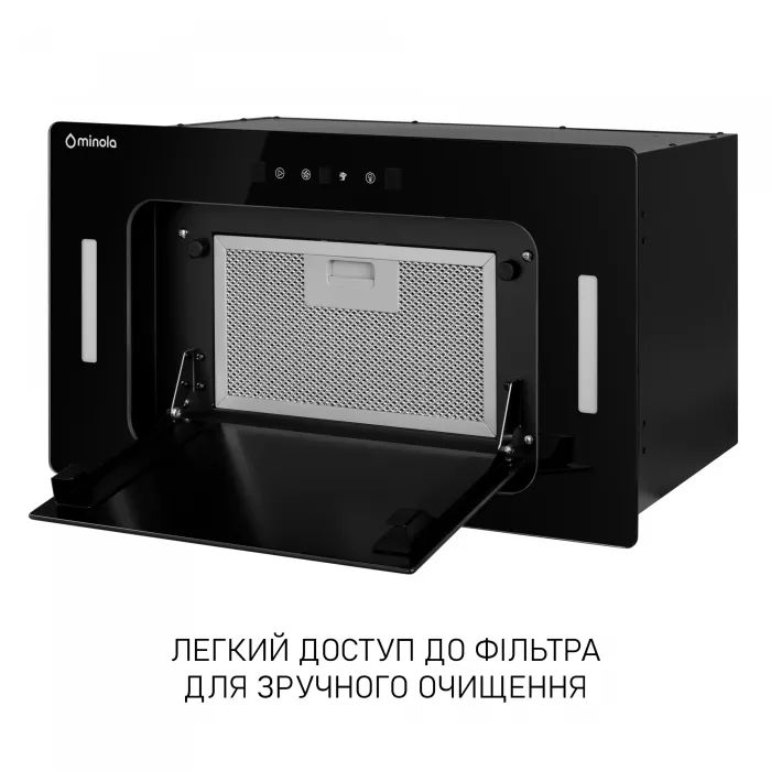 Витяжка кухонна Minola BGH 5977 BL Silent зображення 9