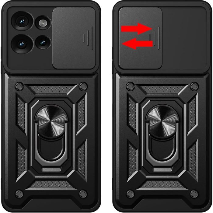 Чохол до мобільного телефона BeCover Military Motorola Edge 50 Black (713050) зображення 2