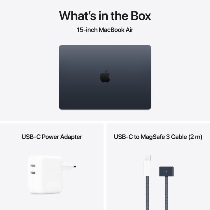 Ноутбук Apple MacBook Air 15 M4 A3241 Midnight (MW1L3UA/A) изображение 9