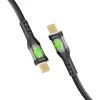 Дата кабель USB-C to USB-C transline-cc200.black Promate (transline-cc200.black)