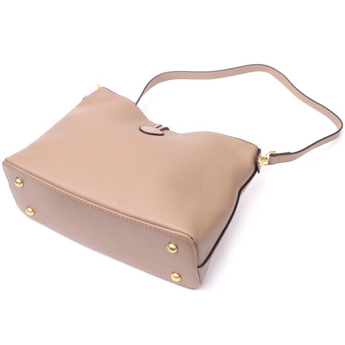 Сумка Vintage З натуральної шкіри Бежева (22320) зображення 5