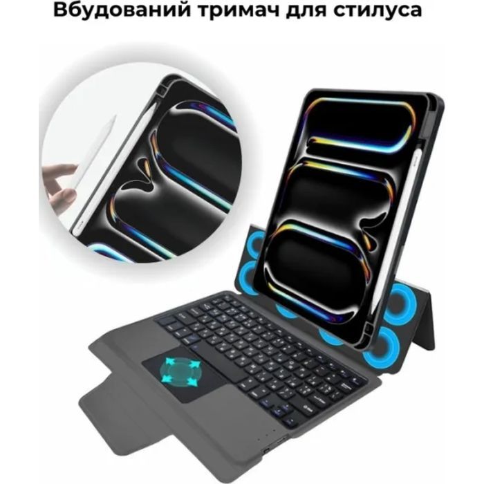 Чехол для планшета AirOn Premium iPad Pro 11 2024 with Keyboard (4822352781230) изображение 10
