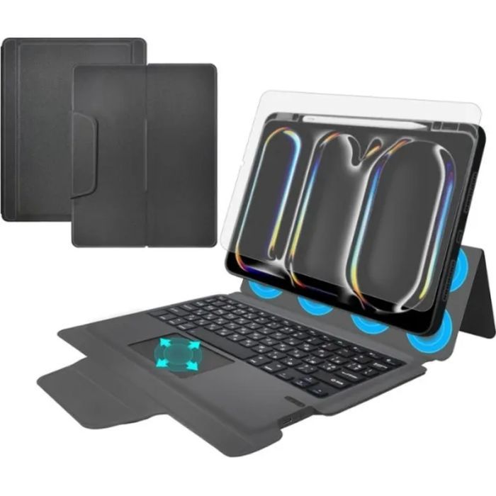 Чехол для планшета AirOn Premium iPad Pro 11 2024 with Keyboard (4822352781230)