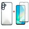 Чехол для мобильного телефона Dengos Samsung Galaxy A16 Matte + glass (Black) (DG-KM-133)